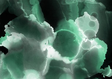 doku, arka plan yeşil mürekkep lekeleri