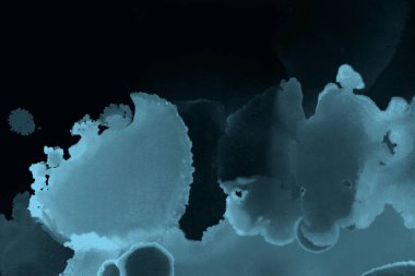 mavi mürekkep deseni lekeler, soyut arkaplan