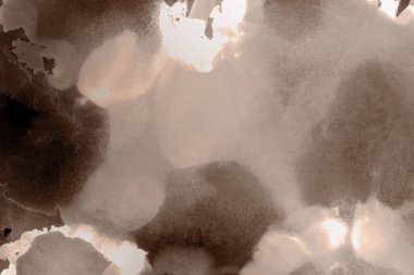 doku, arka plan kahverengi mürekkep lekeleri