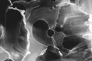 mavi mürekkep deseni lekeler, soyut arkaplan