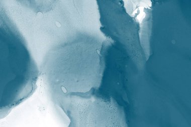 mavi mürekkep deseni lekeler, soyut arkaplan