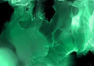 doku, arka plan yeşil mürekkep lekeleri