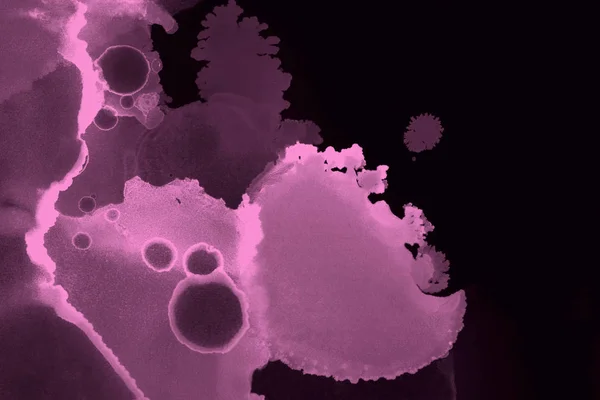 紫のインク汚れ 抽象的な背景のテクスチャ — ストック写真