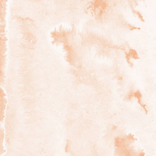 Vernice Arancione Acquerello Texture Sfondo Astratto — Foto Stock