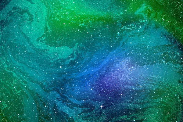 Многоцветная Текстура Пространства Чернил Абстрактный Фон — стоковое фото