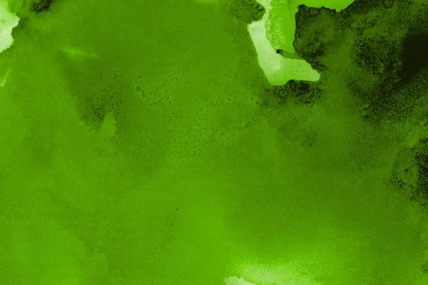 Doku Arka Plan Yeşil Mürekkep Lekeleri — Stok fotoğraf