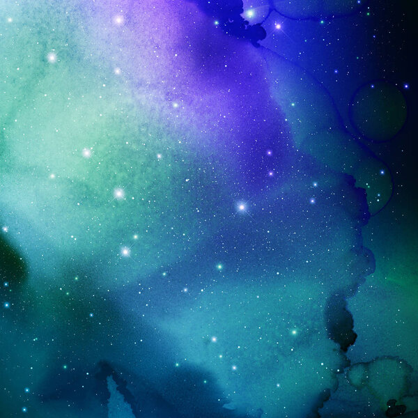 многоцветная текстура пространства чернил, абстрактный фон
