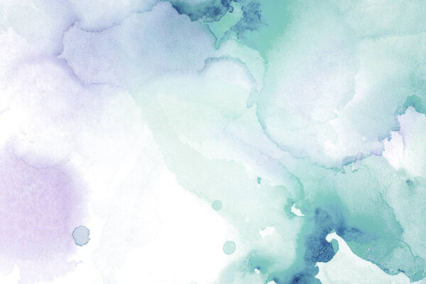 разноцветный абстрактный фон с текстурой акварельной краски
