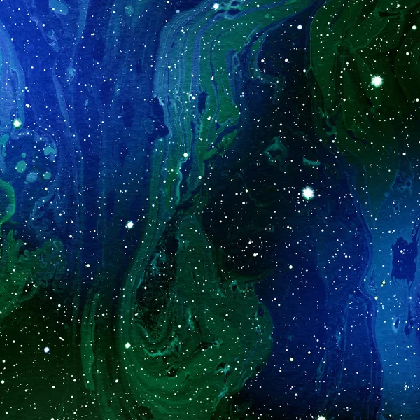 Mehrfarbige Tusche Raumstruktur Abstrakter Hintergrund — Stockfoto