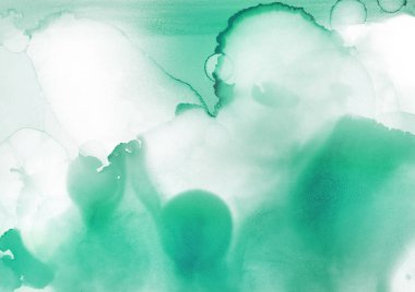 doku, arka plan yeşil mürekkep lekeleri