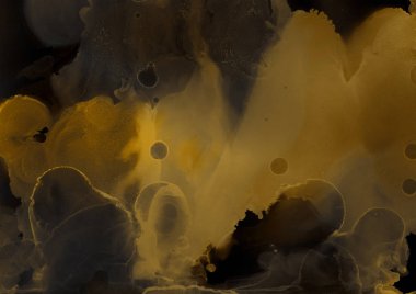 doku, arka plan sarı mürekkep lekeleri