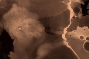 doku, arka plan kahverengi mürekkep lekeleri