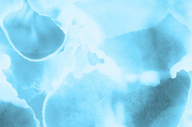 mavi mürekkep deseni lekeler, soyut arkaplan