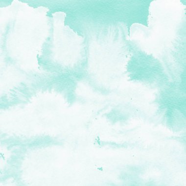 Turkuaz suluboya boya doku, arka plan