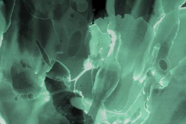 doku, arka plan yeşil mürekkep lekeleri