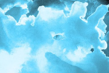 mavi mürekkep deseni lekeler, soyut arkaplan