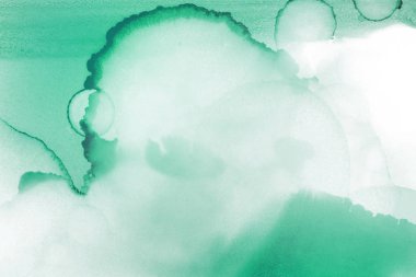 doku, arka plan yeşil mürekkep lekeleri