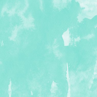Turkuaz suluboya boya doku, arka plan