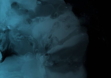 mavi mürekkep deseni lekeler, soyut arkaplan