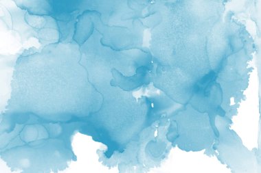 mavi mürekkep deseni lekeler, soyut arkaplan