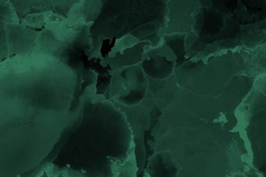 doku, arka plan yeşil mürekkep lekeleri