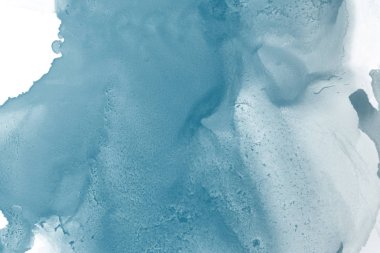 mavi mürekkep deseni lekeler, soyut arkaplan