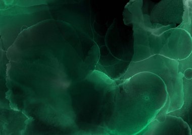 doku, arka plan yeşil mürekkep lekeleri