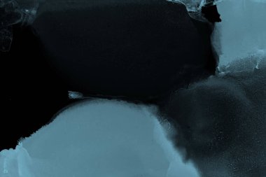 mavi mürekkep deseni lekeler, soyut arkaplan