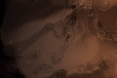 doku, arka plan kahverengi mürekkep lekeleri