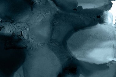 mavi mürekkep deseni lekeler, soyut arkaplan