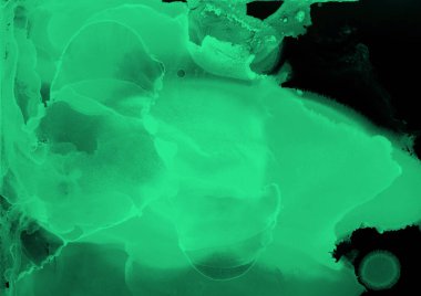 doku, arka plan yeşil mürekkep lekeleri