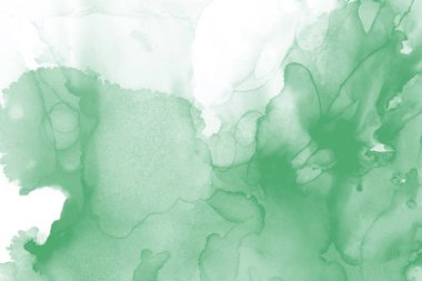 doku, arka plan yeşil mürekkep lekeleri