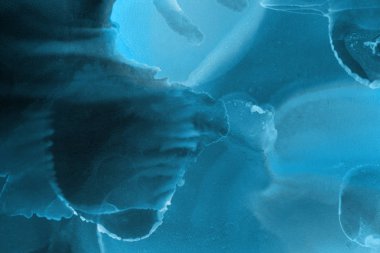 mavi mürekkep deseni lekeler, soyut arkaplan