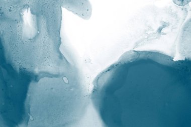 mavi mürekkep deseni lekeler, soyut arkaplan