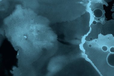 mavi mürekkep deseni lekeler, soyut arkaplan