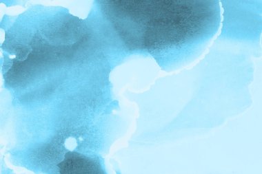 mavi mürekkep deseni lekeler, soyut arkaplan