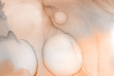 doku, arka plan kahverengi mürekkep lekeleri