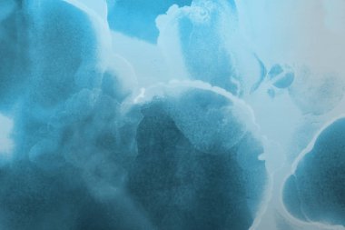 mavi mürekkep deseni lekeler, soyut arkaplan