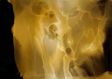 doku, arka plan sarı mürekkep lekeleri