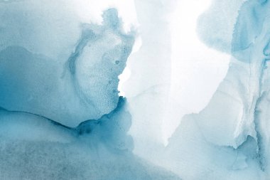 mavi mürekkep deseni lekeler, soyut arkaplan