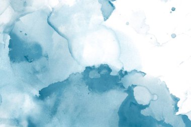 mavi mürekkep deseni lekeler, soyut arkaplan