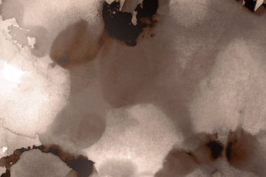 doku, arka plan kahverengi mürekkep lekeleri