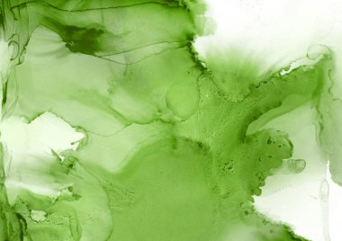 doku, arka plan yeşil mürekkep lekeleri