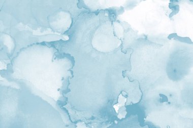 mavi mürekkep deseni lekeler, soyut arkaplan