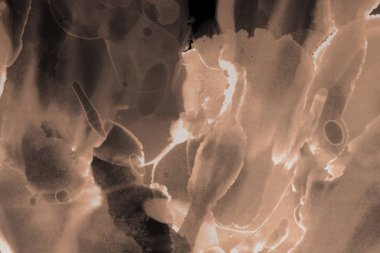 doku, arka plan kahverengi mürekkep lekeleri