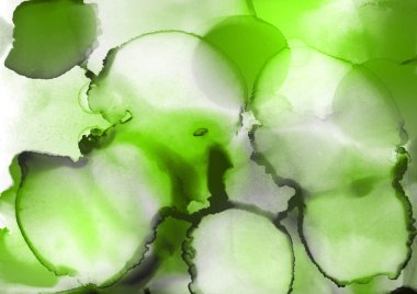 doku, arka plan yeşil mürekkep lekeleri