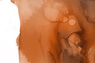 doku, arka plan kahverengi mürekkep lekeleri