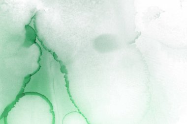 doku, arka plan yeşil mürekkep lekeleri