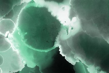 doku, arka plan yeşil mürekkep lekeleri