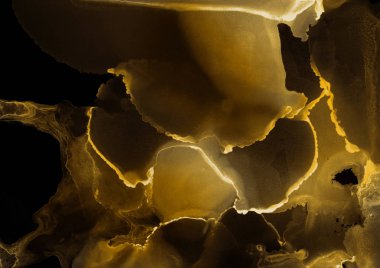 doku, arka plan sarı mürekkep lekeleri